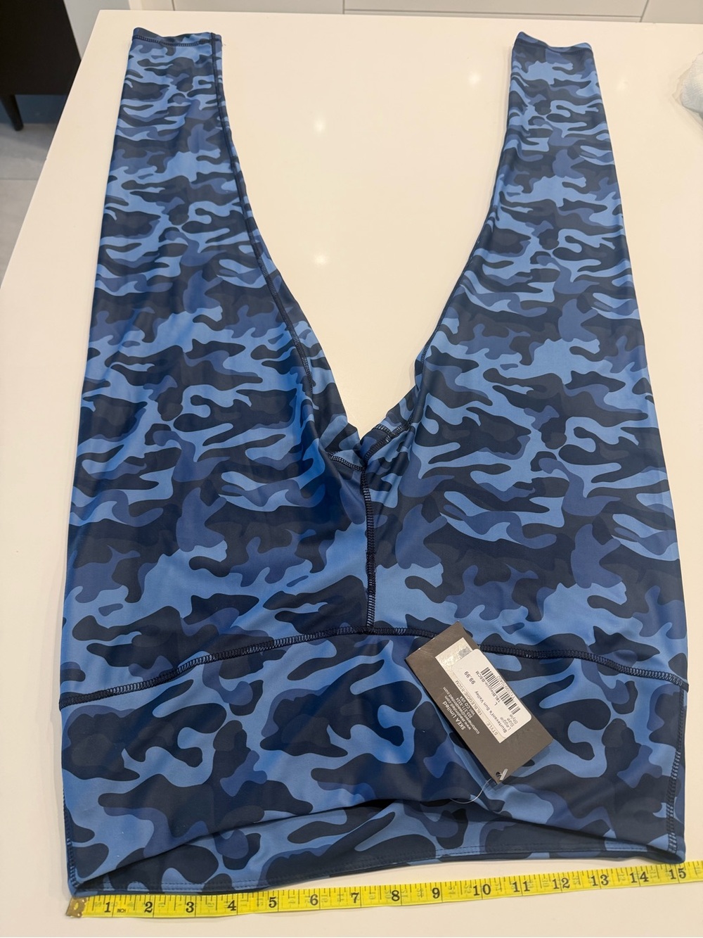 Blue Camo High-Rise Performance Leggings